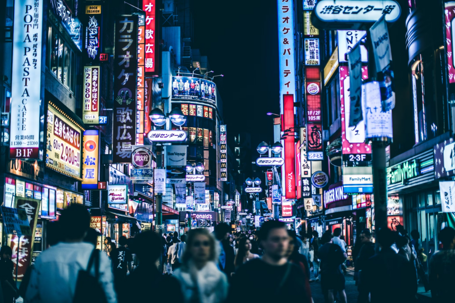 Explore the bustling streets of Tokyo